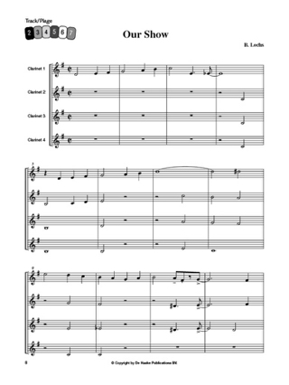 Groove Quartets - Clarinette - Bert Lochs - Partition - Clarinette